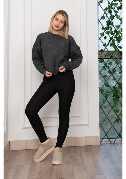 Yuvarlak Yaka Yumoş Triko Kazak 258181 indirimleri