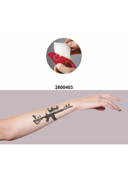 Keleş Silah ve Yaşam Geçici Dövme Tattoo Geçici Dövme Şablonları Kına Kalıpları fiyatları