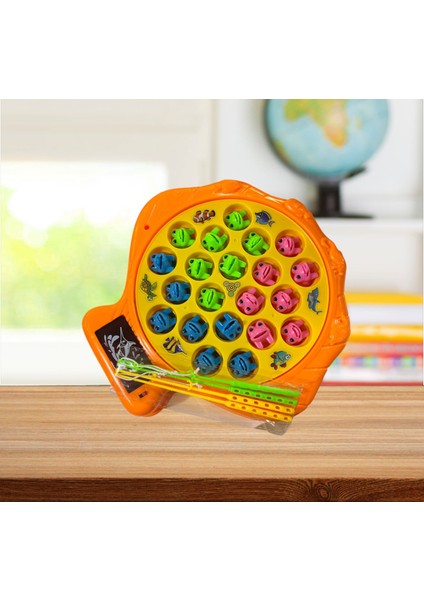 Kurbağa Yakalama Oyunu Sesli Işıklı Sesli Kurbağa Yakalama Fishing Frog 4 Olta 30X24 cm fiyatları