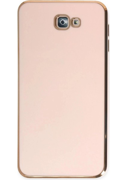 Bfs Samsung Galaxy J7 Prime Kılıf Volet Silikon - Pembe