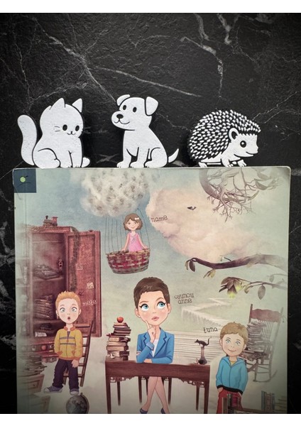 Sevimli Oturan Kedi Şeklinde Kitap Ayracı - Tatlı Kedi Kitap Ayracı fiyatları