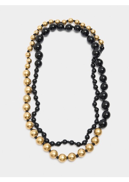 Iki Dönüşlü Iki Renkli Kolye