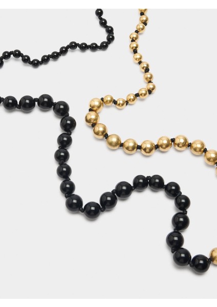 Iki Dönüşlü Iki Renkli Kolye modelleri