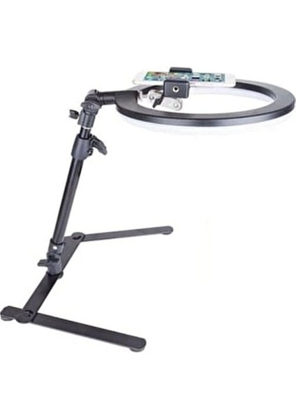 10" Ring Light Youtuber Ürün Çekimleri Masa Üstü Stantlı Selfie Işığ Vlog Kit fiyatları