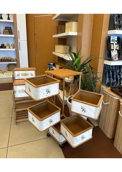 Ahşap Kare Sebzelik 5 Katlı Yana Açılır Patates Soğan Tekerlekli Sebzelik Zeytin modelleri