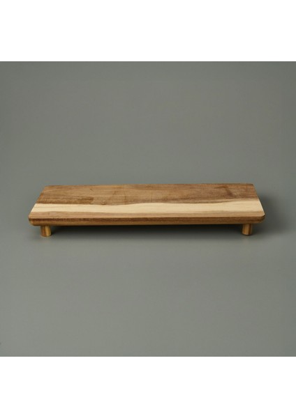 Houseware Ayaklı Sunum Tahtası - Kahverengi - 36X14,5X4 cm