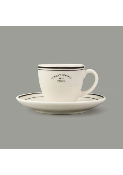 Kitchen Luna 2'li Espresso Fincanı - Krem / Siyah modelleri