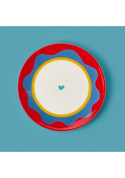 Kitchen Granny Tatlı Tabağı - Kırmızı / Yeşil - 19 cm modelleri