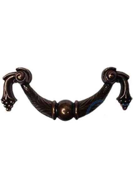 Dekoratif Zamak Üzümlü Kulp - 64MM, Eskitme, 100 Adet