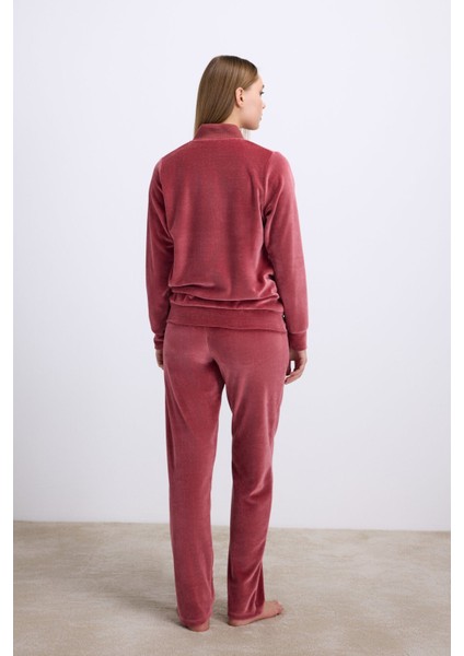 11560 Bayan Pijama Takımı -Gül K - -- L