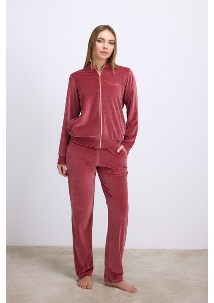 11560 Bayan Pijama Takımı -Gül K - -- L fiyatları