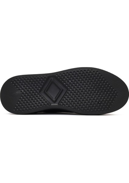 Erkek Siyah Kalın Tabanlı Deri Sneaker 25WFD604914 fırsatları