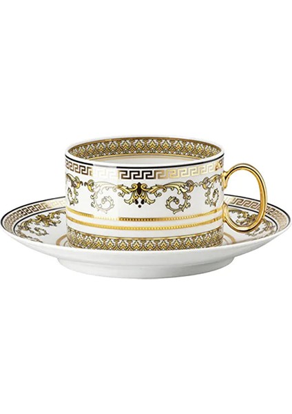 Versace Çay Fincan-Tabak Virtus Gala White