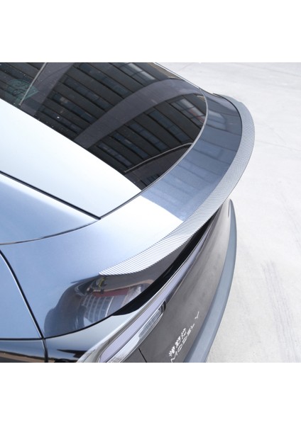 Tesla Model Y Juniper Pro Version Blow Parlak Karbon Fiber Görünüm Spoiler