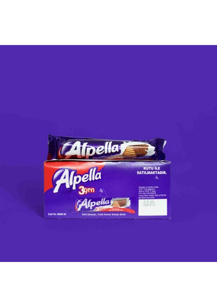 Alpella 3gen Sütlü Gofret 12'li