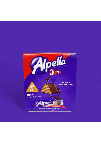 Alpella 3gen Sütlü Gofret 12'li fiyatları