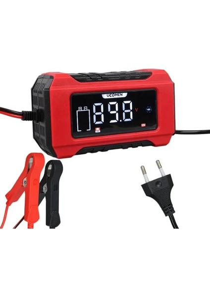 12V Dc 6A Akıllı Akü Şarj Cihazı Dijital Ekran Aşırı Akım ve Akü Korumalı (12 Volt 6 Amper) fiyatları