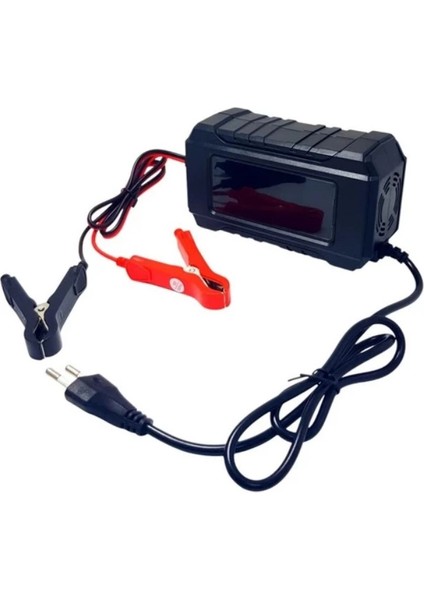 12V Dc 6A Akıllı Akü Şarj Cihazı Dijital Ekran Aşırı Akım ve Akü Korumalı (12 Volt 6 Amper) fırsatları