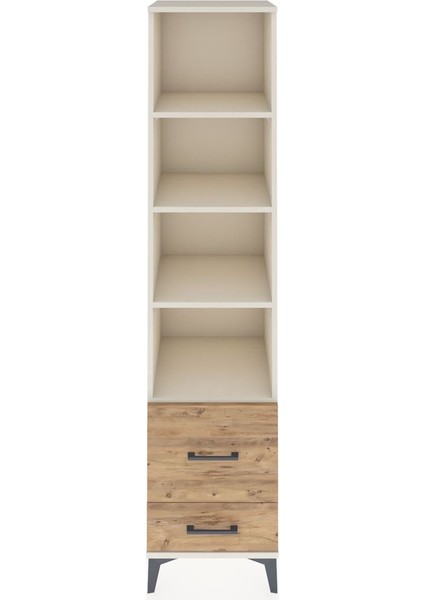 Hyperion Dolap 4 Raflı 2 Çekmeceli 44X44X195 Aytaşı-Çam