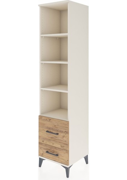 Hyperion Dolap 4 Raflı 2 Çekmeceli 44X44X195 Aytaşı-Çam modelleri