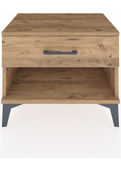 Hyperion Komodin Tek Çekmeceli 60X44X48 Çam-Çam