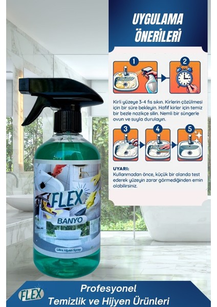 Çok Amaçlı Genel Temizleyici 500ML + Çok Amaçlı Banyo Temizleyici 500ML modelleri