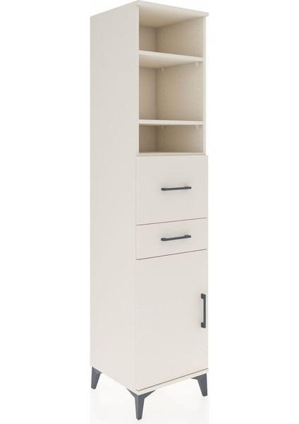 Hyperion Dolap 4 Raflı 2 Çekmeceli Tek Kapaklı 44X44X195 Aytaşı-Aytaşı fiyatları