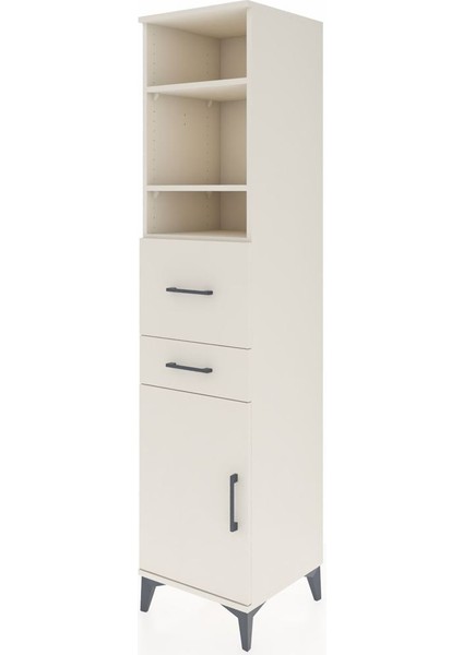 Hyperion Dolap 4 Raflı 2 Çekmeceli Tek Kapaklı 44X44X195 Aytaşı-Aytaşı modelleri