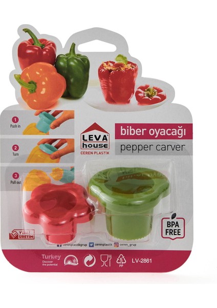 Biber Oyma Aparatı - Asorti