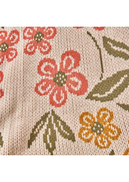 Soft Floriva Triko Tv Battaniyesi - Krem - 120X160 cm fiyatları