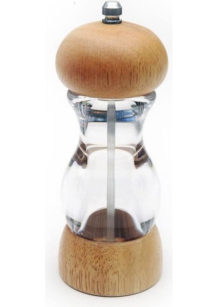 Kitchen Bambu Tuz Karabiber Öğütücü - 15X6 cm
