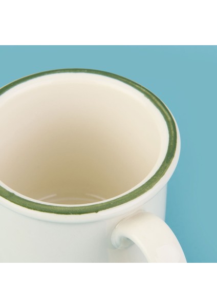 Kitchen Zest Kahve Fincanı - Krem / Yeşil - 90 ml modelleri