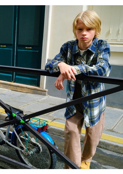 Yeni Sezon Ekose Uzun Kollu Erkek Çocuk Gömlek fiyatları