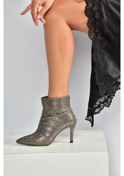 V572127214 Platin Sim Taşlı Ince Topuklu Abiye Bot modelleri