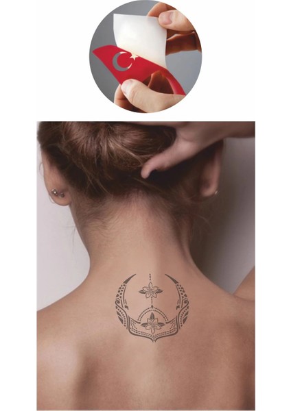 Yaşamın Sembolü Lotus Tattoo Geçici Dövme Şablonları Kına Kalıpları fiyatları