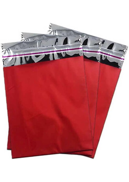 Kırmızı Lüks Metalize Poşet 15X25