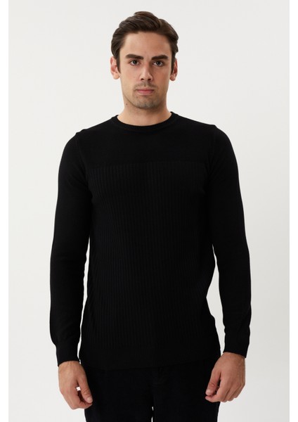 Et 3632 Bisiklet Yaka Tüylenmez Erkek Triko Kazak