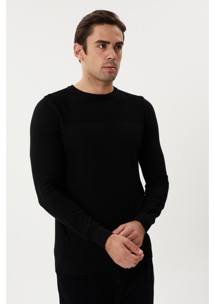 Et 3632 Bisiklet Yaka Tüylenmez Erkek Triko Kazak modelleri