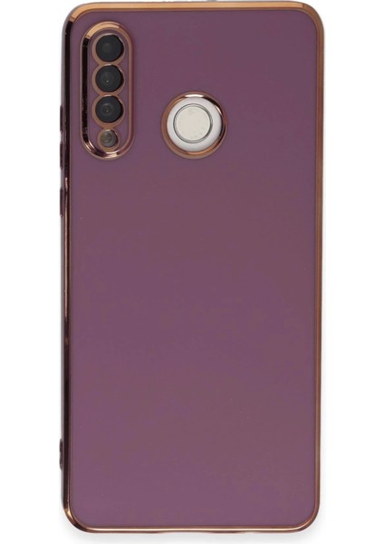 Bfs Huawei P30 Lite Kılıf Volet Silikon - Mor
