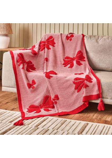 Soft Luniva Triko Tv Battaniyesi - Kırmızı - 120X160 cm