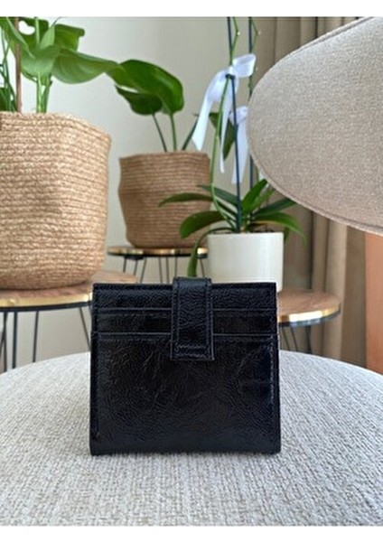 Çıtçıt Kapamalı Parlak Rugan Cüzdan Kartlık Aksesuar fiyatları