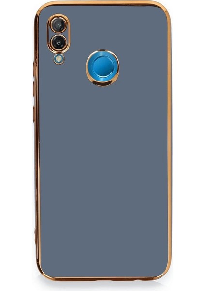 Bfs Huawei P20 Lite Kılıf Volet Silikon - Mavi