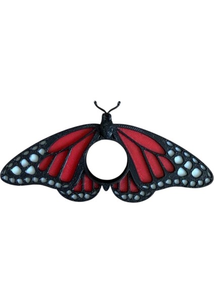 Kitap Ayracı - Sayfa Tutucu - Tek El Kitap Okuma Aparatı (Kırmızı Kelebek) fiyatları