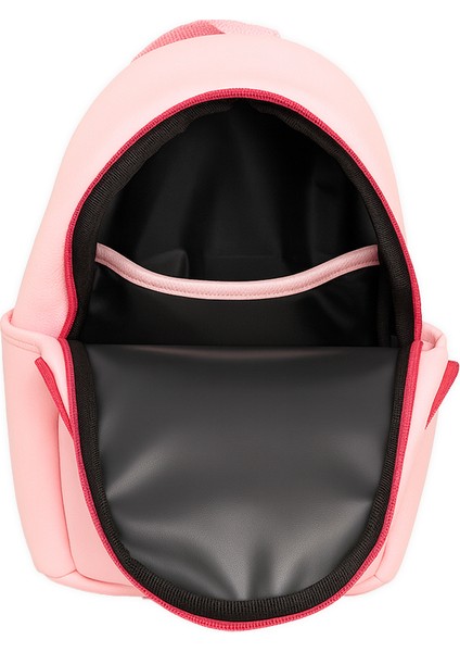 Suni Deri Dört Gözlü Sırt Çantası Pembe indirimleri