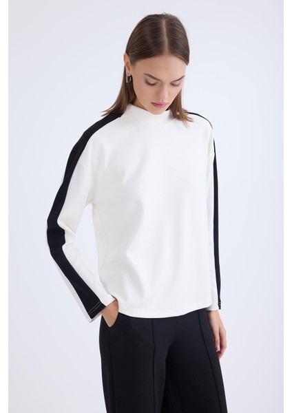 Şeritli Uzun Kol Bluz fiyatları