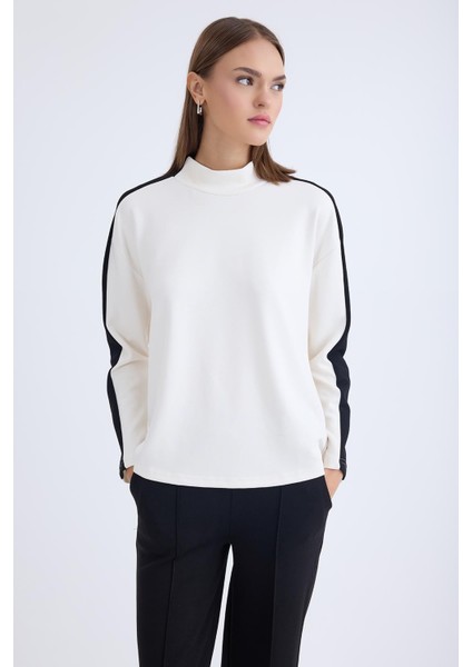 Şeritli Uzun Kol Bluz fırsatları