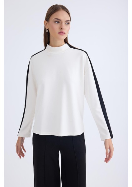 Şeritli Uzun Kol Bluz indirimleri