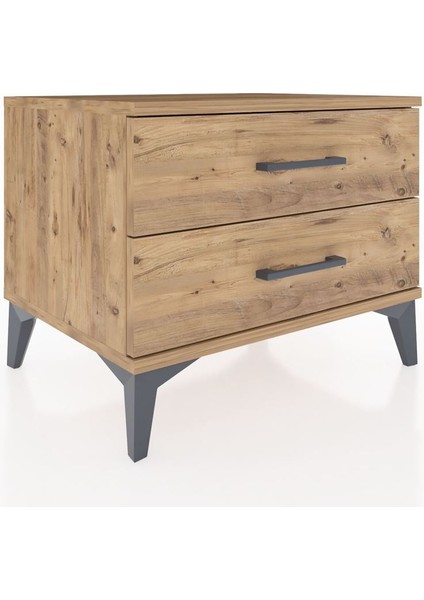 Hyperion Komodin 2 Çekmeceli 60X44X48 Çam-Çam fiyatları