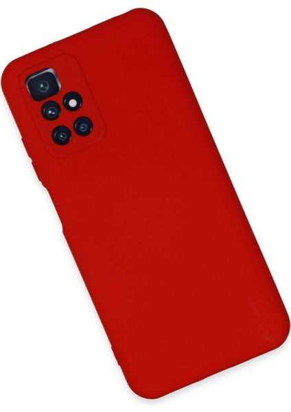 Bfs Xiaomi Redmi 10 2022 Kılıf Nano Içi Kadife Silikon - Kırmızı modelleri