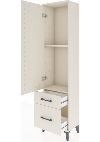 Arges Dolap 2 Raflı 2 Çekmeceli Tek Kapaklı 44X30X182 Aytaşı-Aytaşı fırsatları